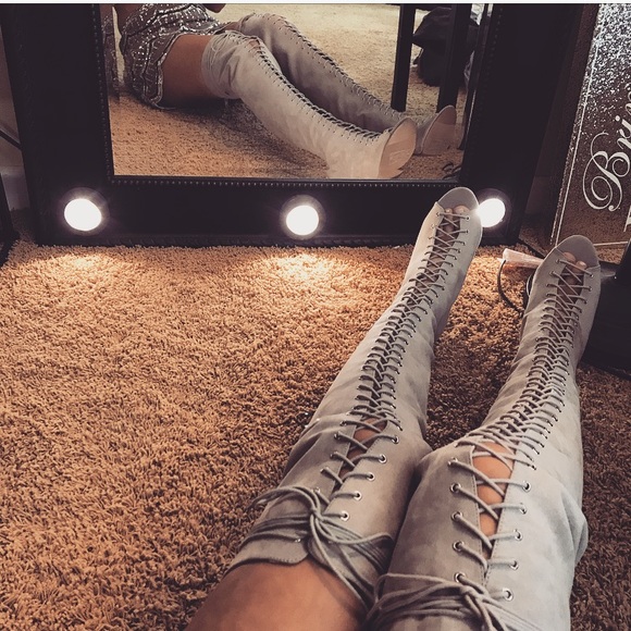 Forever 21 Shoes - Lace up boot heels